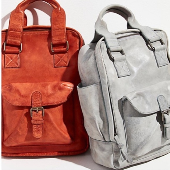 Free People Larimer Leather Backpack - Picture 2 of 6